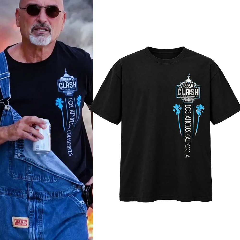 Howie Mandel Near BURNING CAR NASCAR Busch Light Clash At The Coliseum Shirt