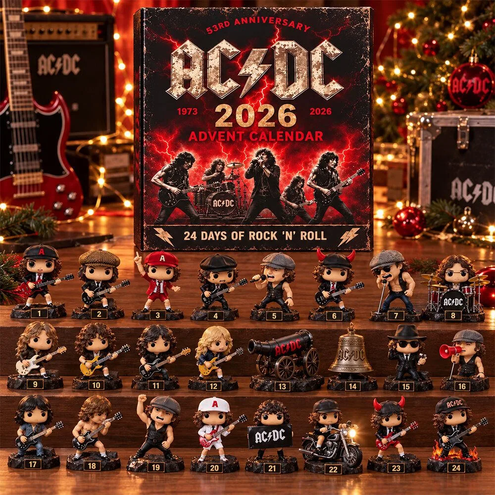 AC/DC 53rd Anniversary Advent Calendar 2026 24-Day Rock N Roll Gift