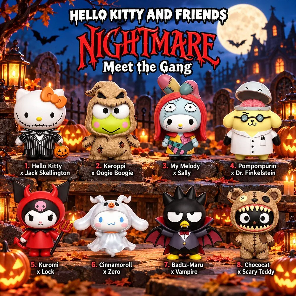 Hello Kitty x The Nightmare Before Christmas Figure Collection