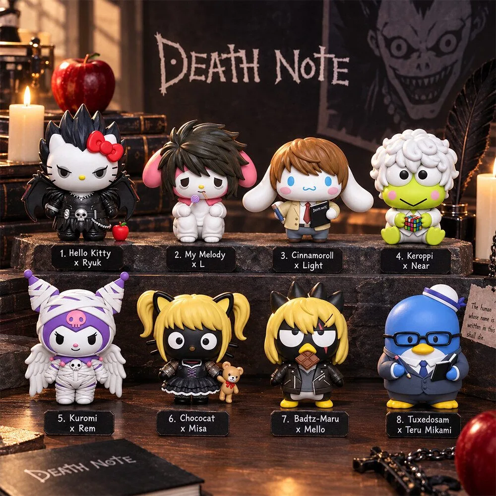 Hello Kitty And Friends x Death Note Figure Collection
