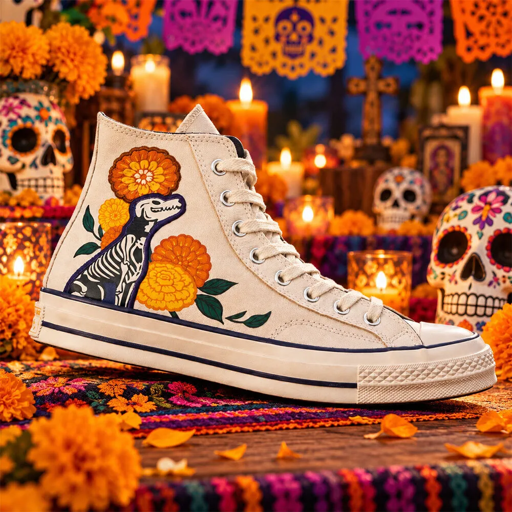 Dia De Los Muertos 2026 Converse Xico Sneakers Shoes