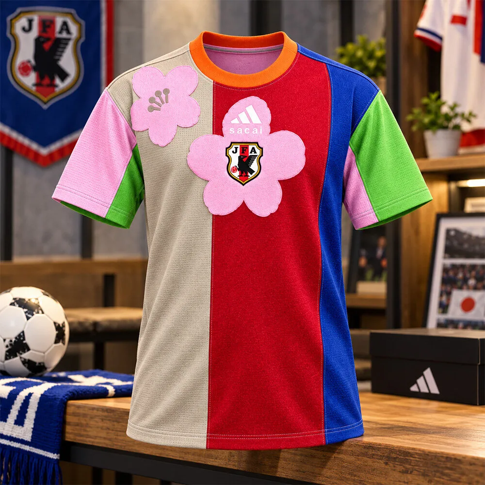 Adidas x Sacai Japan National Football Team JFA Special Edition Jersey Shirt