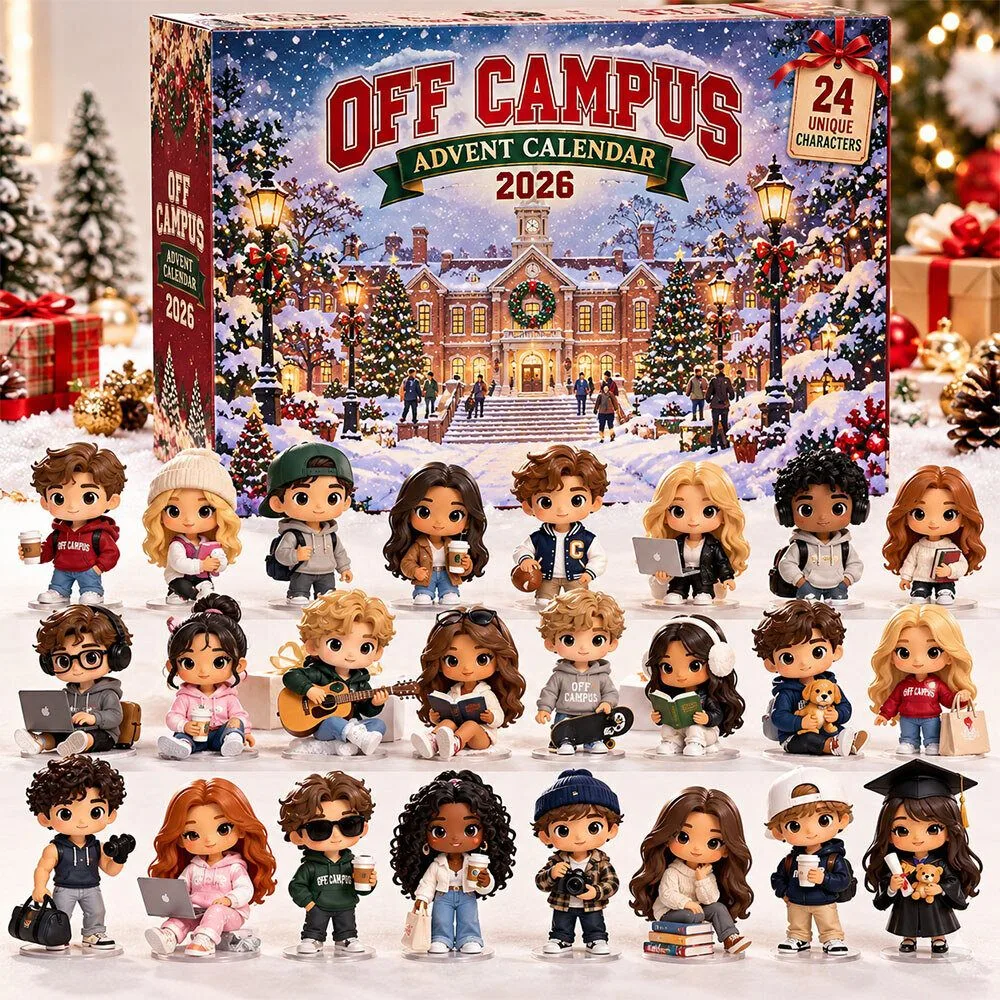 Off Campus Advent Calendar 2026 24 Unique Characters Holiday Countdown Set