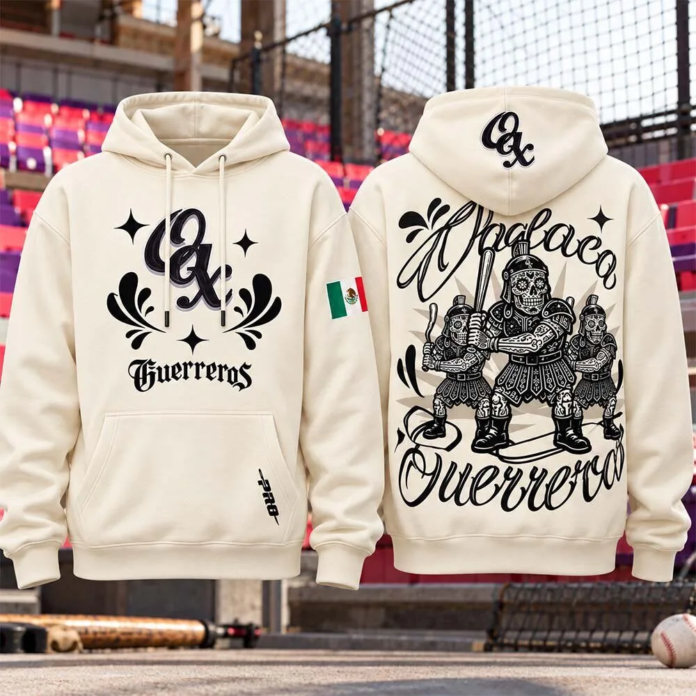 Mexican Pride Guerreros Oaxaca Calaca Skeleton Baseball Hoodie Shirt