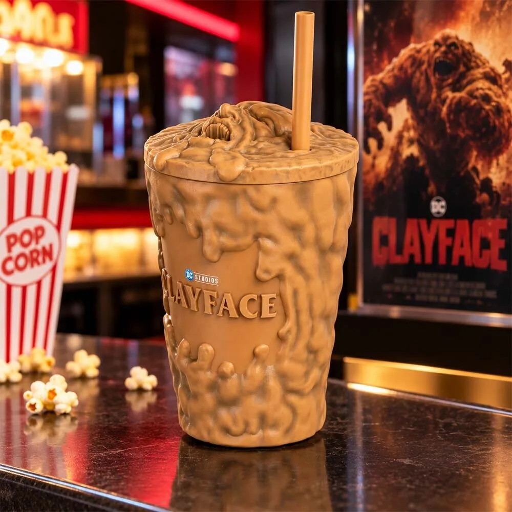 2026 Clayface Movie Melted Face Grippr Drink Cup