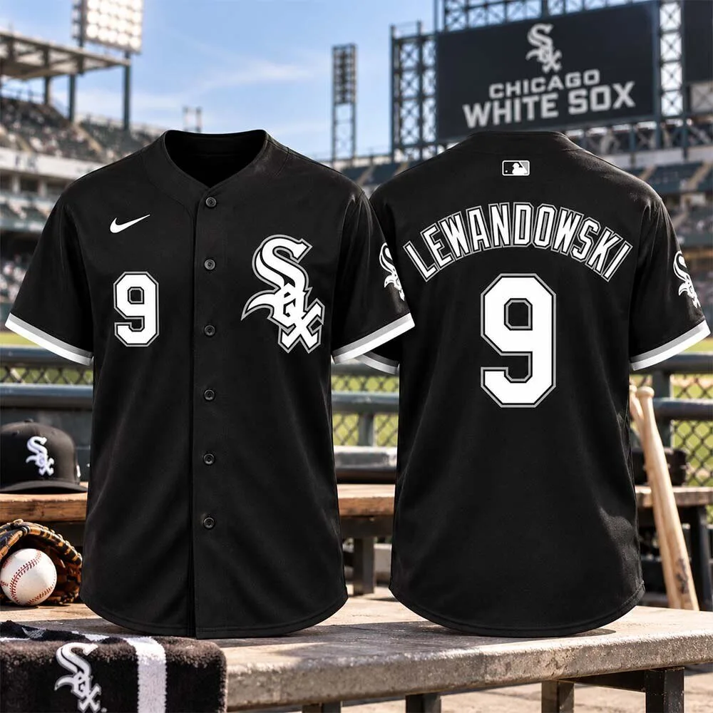 Robert Lewandowski Chicago White Sox #9 Baseball Jersey Shirt