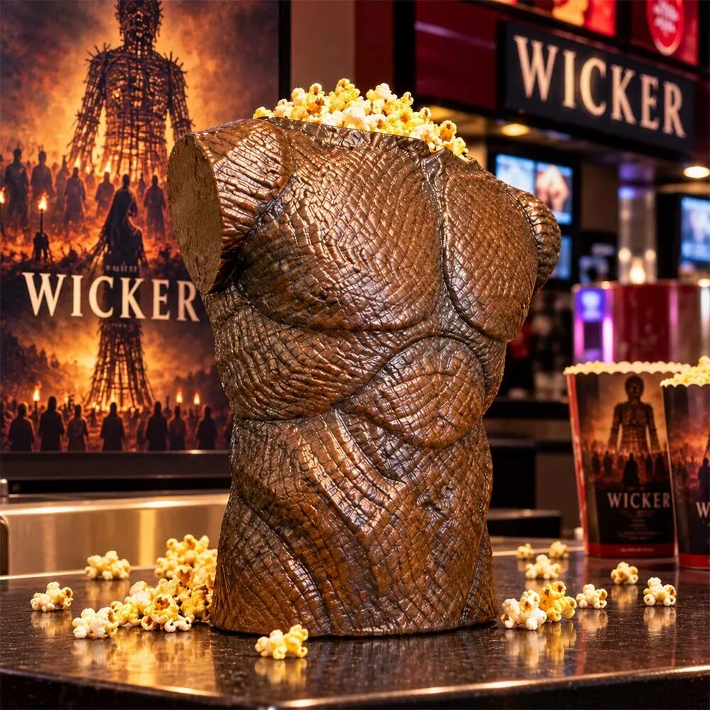 Regal Alexander Skarsgard Costume Wicker Popcorn Bucket